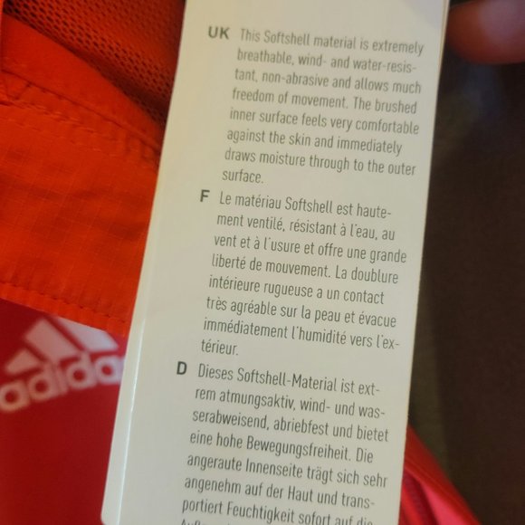 NWT Adidas Canada Olympic Softshell Jacket - Picture 10 of 13